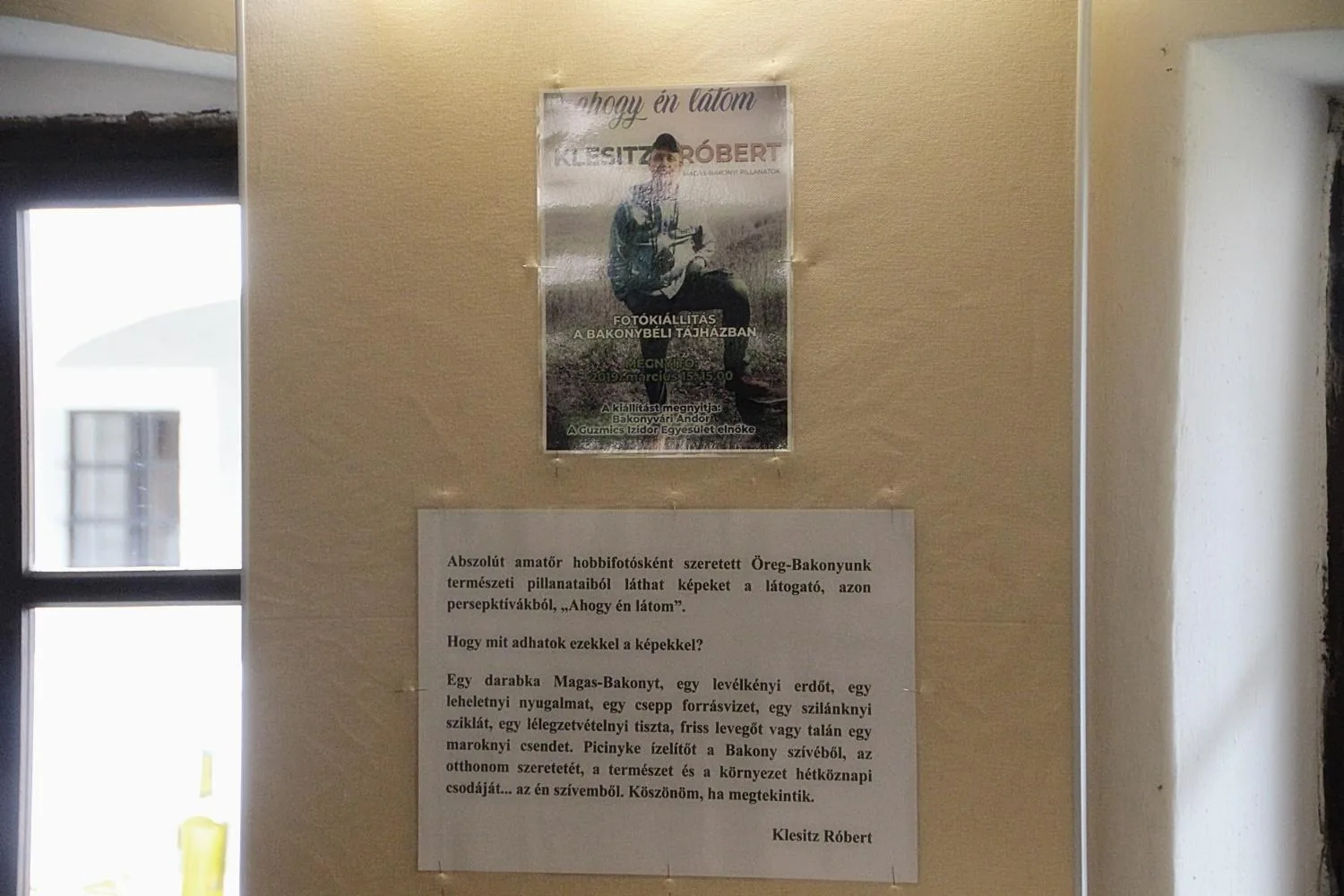 Klesitz Róbert fotókiállítás megnyitó. / Képek: Útirány.hu