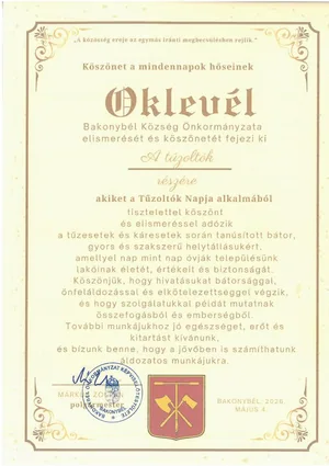 Oklevél