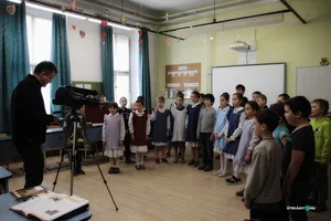 2019.03. Iskolánkban forgatott az Útirány.hu csapata