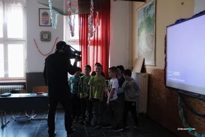 2019.03. Iskolánkban forgatott az Útirány.hu csapata