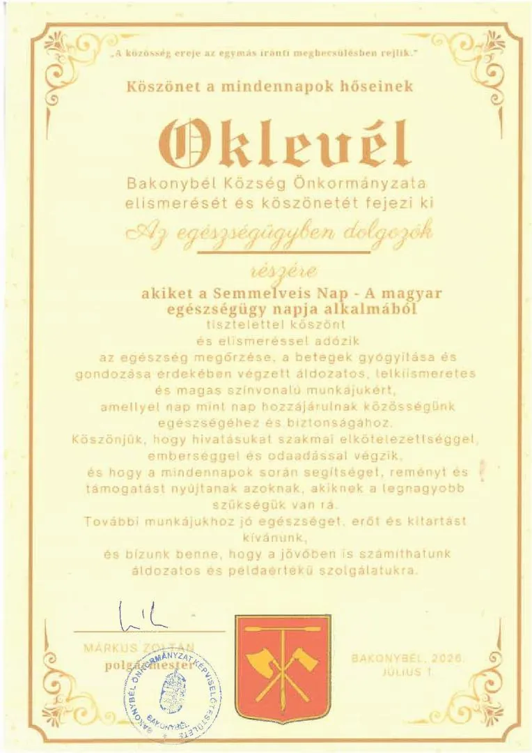 Oklevél