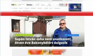Megyei hírportál írta Supán Istvánról borítóképe