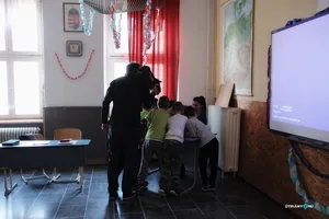 2019.03. Iskolánkban forgatott az Útirány.hu csapata