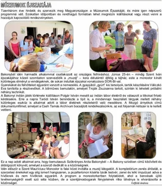 Muzéj Bakonybél borítóképe