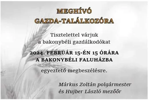 'Gazda találkozó' cikk borítóképe