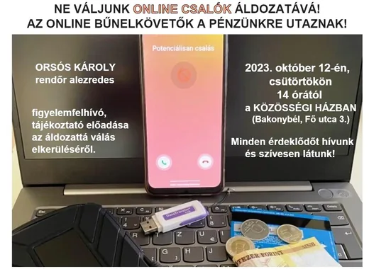 'Bűnmegelőzési előadás' cikk borítóképe