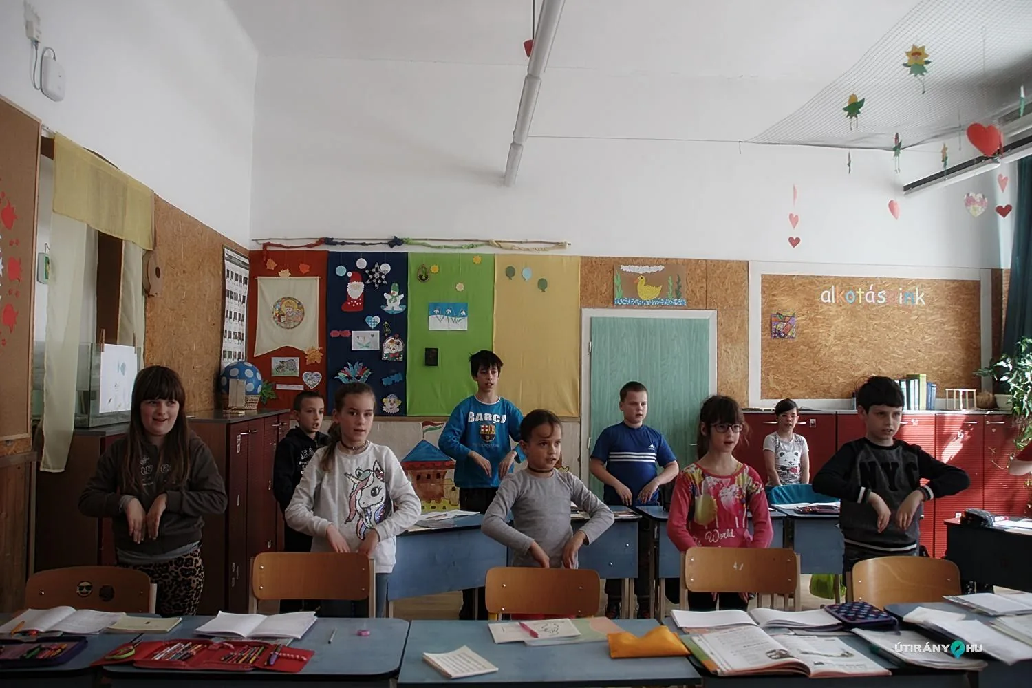2019.03. Iskolánkban forgatott az Útirány.hu csapata
