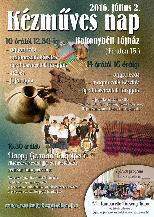 'Bakonybél, KÉZMŰVES NAP ' cikk borítóképe