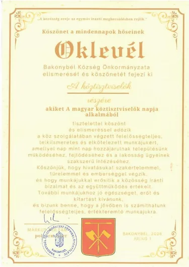 Oklevél
