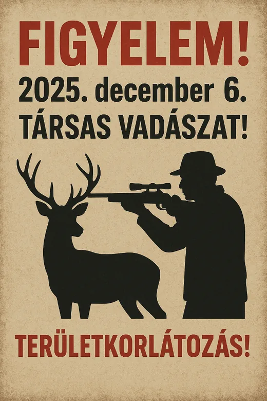 'Társas vadászat, területkorlátozás!' cikk borítóképe