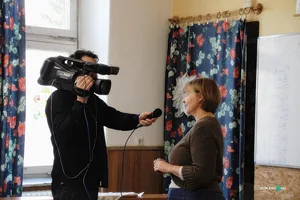 2019.03. Iskolánkban forgatott az Útirány.hu csapata