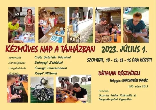'Kézműves nap a Tájházban' cikk borítóképe