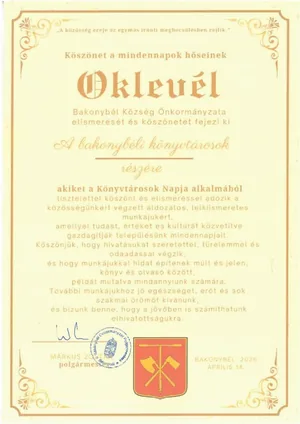 Oklevél