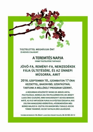 A Teremtés napja! Bakonybél borítóképe