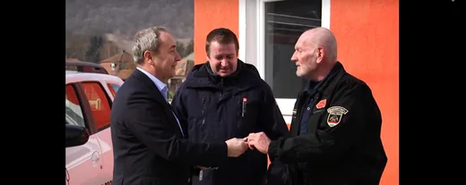 'Új gépkocsi Bakonybélnek' cikk borítóképe