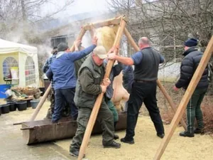 Fotók a disznóvágásról