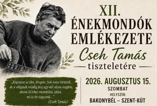 'XII. ÉNEKMONDÓK EMLÉKEZETE' cikk borítóképe
